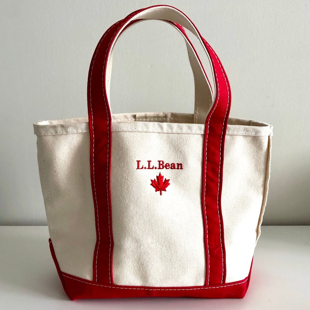 L.L. BEAN Bote and Tote Open Top Canvas Vag
